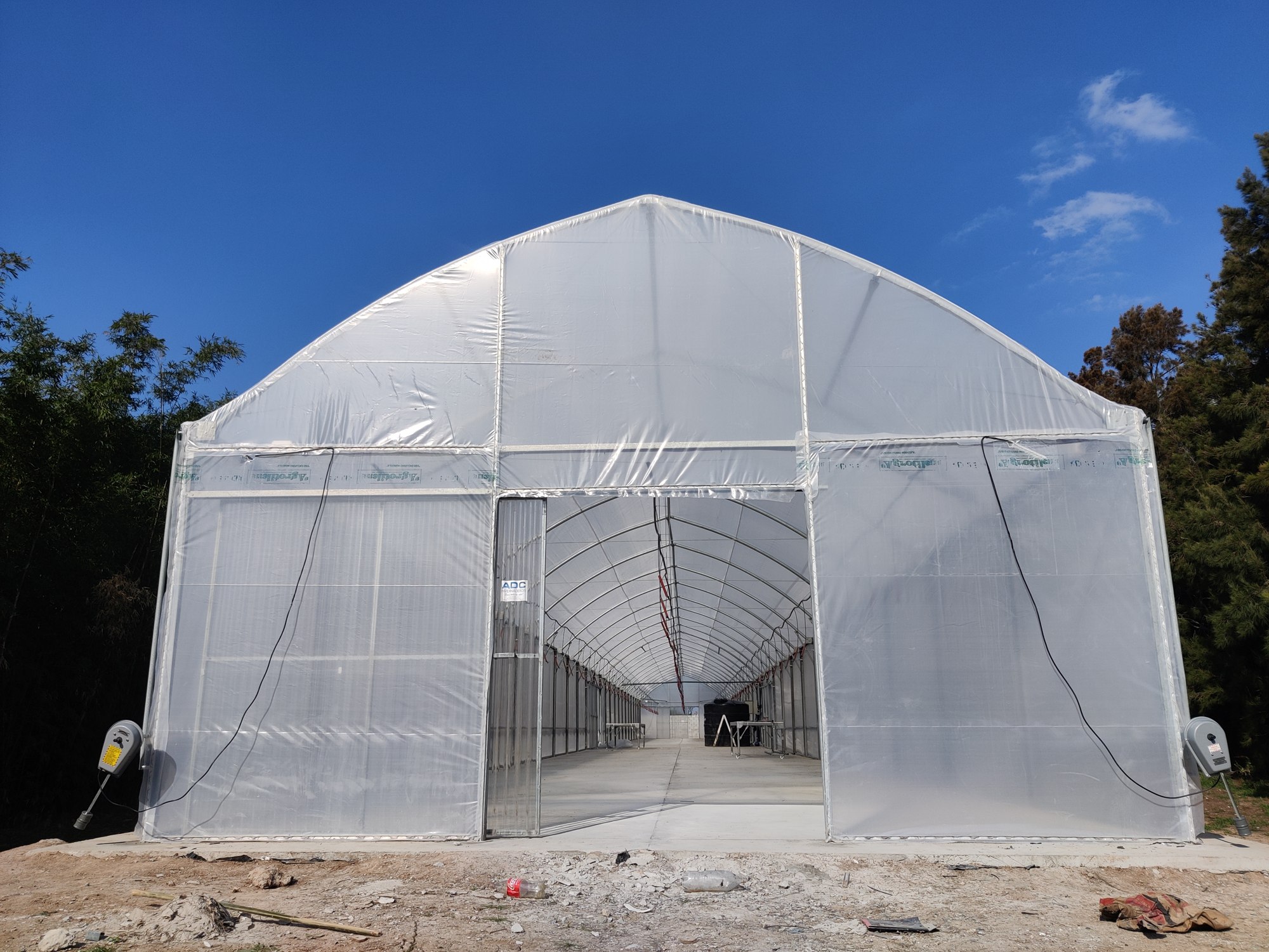 CiberAgro greenhouse structure and facility